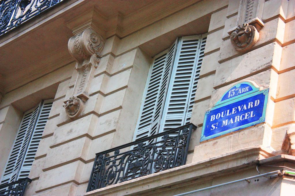 Hotel H\u00F4tel Saint-Marcel Paris Exterior foto
